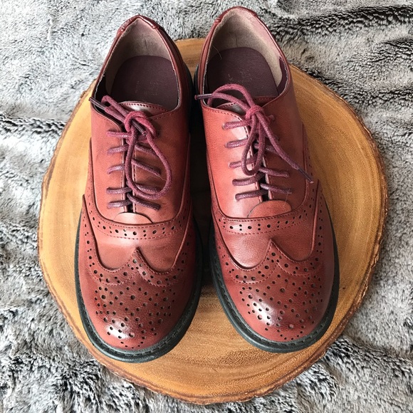 Atmosphere Shoes - Burgundy Oxfords